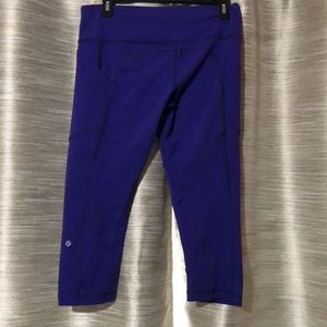 Lululemon purple Capri leggings